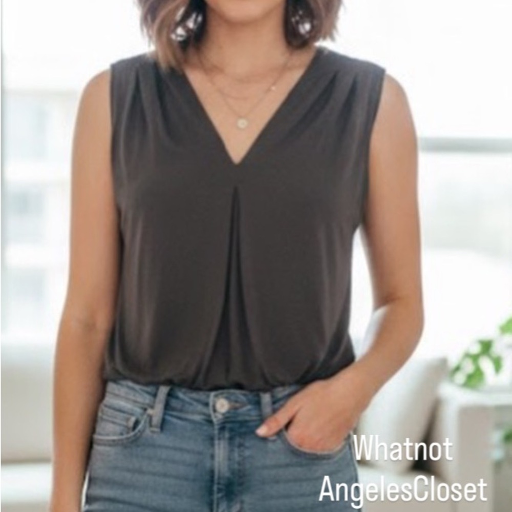 Elegant Black Sleeveless Top